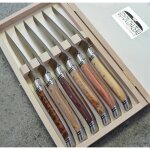 Coffret 6 couteaux laguiole prestige bois assortis groupe 1 finit. . . 255159 Coffret 6 couteaux laguiole prestige bois assortis groupe 1 finit. . . 255159