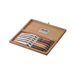 Coffret 6 couteaux laguiole prestige bois assortis groupe 2 finit. . . 255166 Coffret 6 couteaux laguiole prestige bois assortis groupe 2 finit. . . 255166
