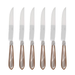 Coffret de 6 couteaux a steak diana corne 519448