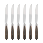Coffret de 6 couteaux a steak diana pierre 519347