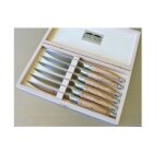Coffret 6 couteaux thiers avantage en olivier finition mat 255139 Coffret 6 couteaux thiers avantage en olivier finition mat 255139