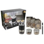 Coffret maestro moulin  poivre noir mat + 3 poivres 743076