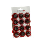 Coffret mix : 12 douilles tritan et support 128073