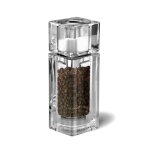 Combin moulin poivre + salire cube transparent 701031