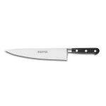 Couteau de cuisine du chef forg pro 25 cm manche noir rivets ino. . . 199321