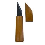 Couteau cutter kiridashi haiku manche & capuchon bois 121550