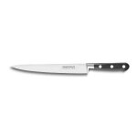 Couteau  dcouper tranchelard forg pro 20 cm manche noir rivets. . . 199328