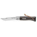 Couteau opinel 8, 5 cm baroudeur noir brun 276013