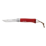 Couteau opinel 8, 5 cm baroudeur rouge 276016