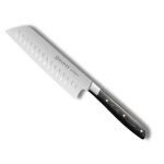 Couteau santoku 18 cm signature micarta noir 199482