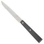 Couteau de table lame microdent�e noir manche p. o. m. 276077