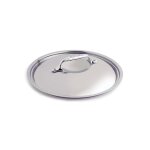 Couvercle inox pontet fonte d'inox  28 cm 130544