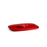 Couvercle pour plat ultime en cramique 30x22 cm rouge grand cru 281953