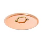 Couvercle. rond cuivre - inox anse laiton 12 730679