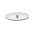 Couvercle universel pour poele en inox avec pontet inox 26 - 28cm 730687