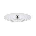 Couvercle universel pour poele en inox avec pontet inox 32cm 730688