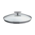 Couvercle en verre 16 cm platine 126222 Couvercle en verre 16 cm platine 126222