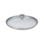Couvercle verre 18cm - bouton inox 1826 725525