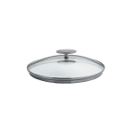 Couvercle en verre 36 cm platine 125839