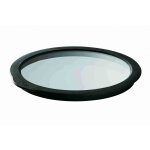 Couvercle en verre pour saladier haut en inox  24 cm rsle 280962