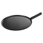 Cr�pi�re en fonte noire mat avec manche en fonte � 30 cm 142262