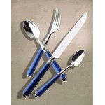Cuillère à café seville bleu roi haut forgé inox 253342 Cuillère à café seville bleu roi haut forgé inox 253342