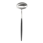 Cuillre  sauce goa en acier inoxydable bross & manche noir 364016