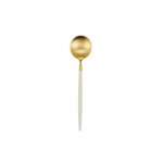 Set de 6 cuillres de table goa en acier inoxydable bross gold & . . . 364109