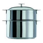 Cuit - vapeur ovale 1 panier perfor 30 cm inox mutine fixe 126373