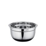Cul de poule en inox fond en silicone anti - dérapant ø 16 cm 154464 Cul de poule en inox fond en silicone anti - dérapant ø 16 cm 154464