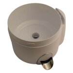 Cuve pour centrifugeuse magimix duo plus chrom mat et blanc 166295