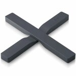Dessous de plat magntique trivet gris 158099