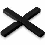 Dessous de plat magntique trivet noir 158097