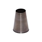 Douille inox unie  12mm 130809