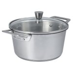Faitout 18cm avec couvercle verre 1826 725529