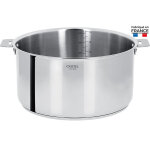Faitout 24 cm inox casteline amovible 126463