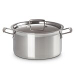 Faitout 24 cm inox classique avec couvercle 162281