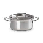 Faitout bas 20 cm inox classique avec couvercle 162283 Faitout bas 20 cm inox classique avec couvercle 162283