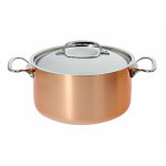 Faitout cuivre - inox a couv.  16cm 129377