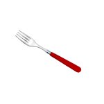 Fourchette � dessert newbridge rouge vermillon 503401