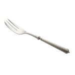 Fourchette  gateau cable haut argente 253044
