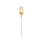 Set de 6 fourchettes de table goa en acier inoxydable bross gold. . . 364108
