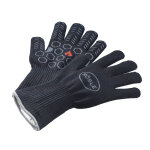 Paire de 2 gants tisss en silicone pour barbecue & four 361422