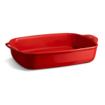 Grand plat rectangulaire ultime en cramique 42, 5x28 cm rouge gra. . . 281662