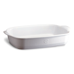 Grand plat rectangulaire ultime en cramique 42, 5x28 cm blanc far. . . 706041