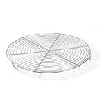 Grille ronde inox a 3 pieds � 32cm 130322