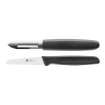 Jeu de 2 couteaux noirs, (econome et couteau � l�gumes) 142571