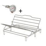 Kit rack et thermometre pour plat a four de 40 cm 725544 Kit rack et thermometre pour plat a four de 40 cm 725544