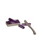 Lot de 6 porte - couteaux nacr lavande 516002