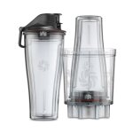 Lot de deux cups 600 ml avec adaptateur pour blenders explorian 140048